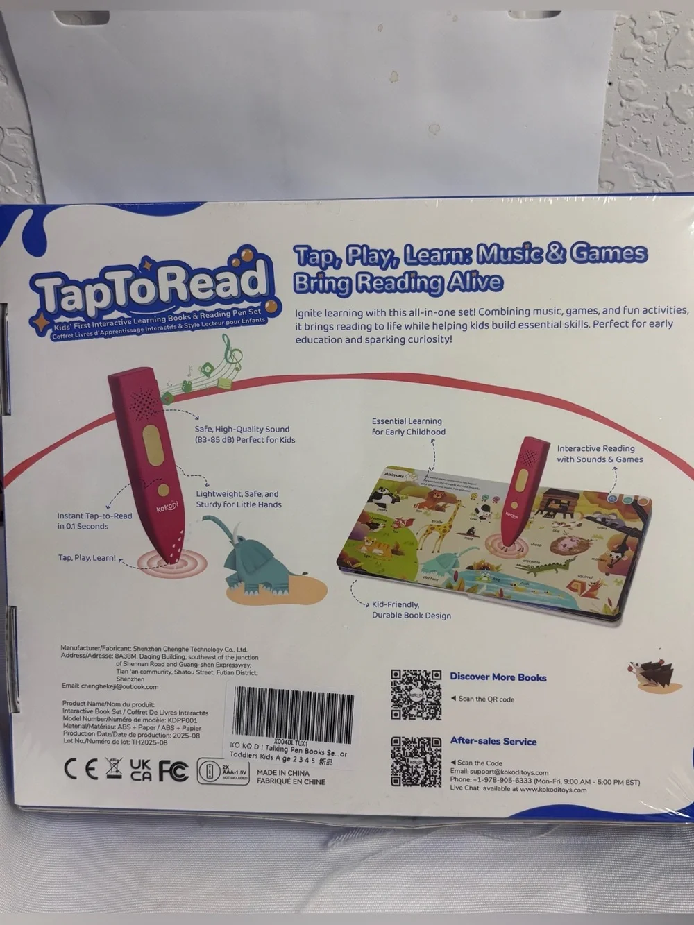 TapToRead Interactive Reading Pen Set - Pink